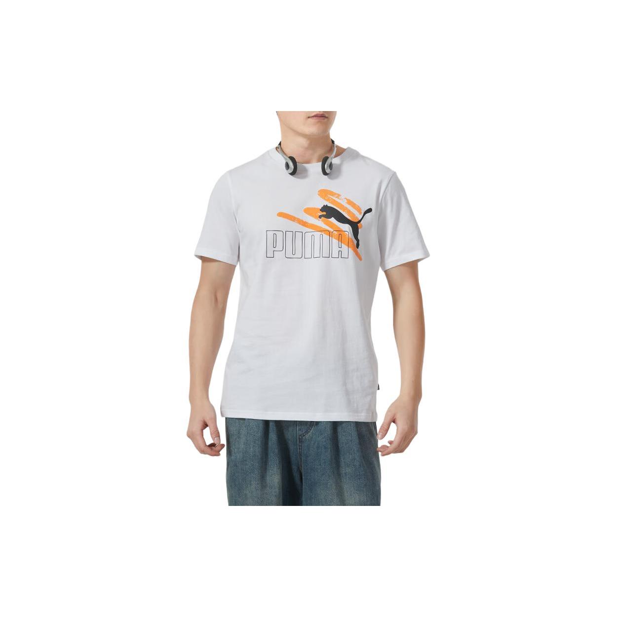 

New PUMA T Shirts Men s White 682146-02 M