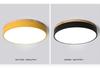 Japanese-Style LED Round Ceiling Light - Minimalist Wood Art for Bedroom & Living Room, Relaxed Nordic Warm Lighting