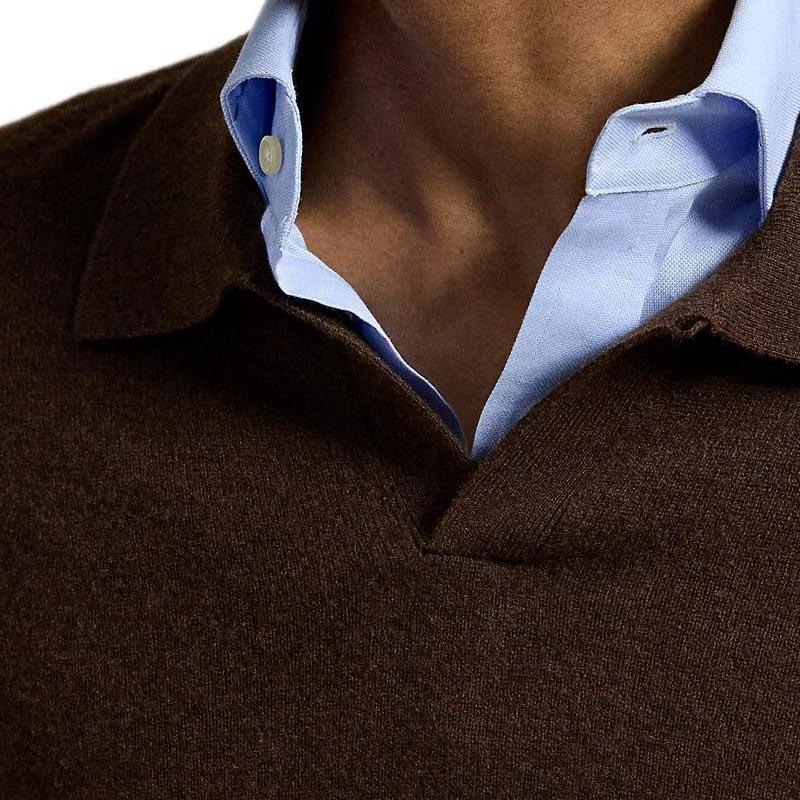 Polo Ralph Lauren Solid Color Animal Pattern Long Sleeve Sweater Men sweater 710946001-005