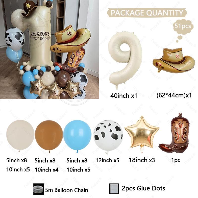 

Cowgirl Birthday Party Decoration Large Cowboy Cowgirl Hat Boot Foil Balloon Western Theme Party Rodeo Bachelorette Deco Supply 40inch