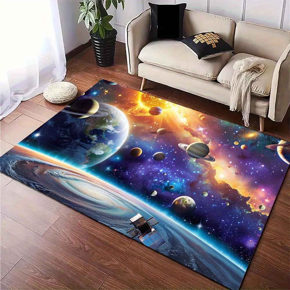 Kosmische Melkweg Ruimte Thema Kantoorstoel Mat, Zachte Antislip Binnen Buiten Vloermat voor Studie en Werkplek Decor 50x80cm