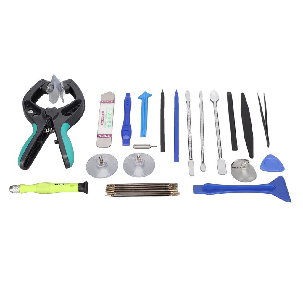 Phone Screen Repair Kit 23 In 1 Ergonomic Design Anti Skid Durable Screen Opening Tool Kit for
