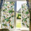 Yousheng Window Privacy Film Stained Glass Floral Static Window Cling Decorative UV Blocking Heat Control Glass Sticker for Glass Doors