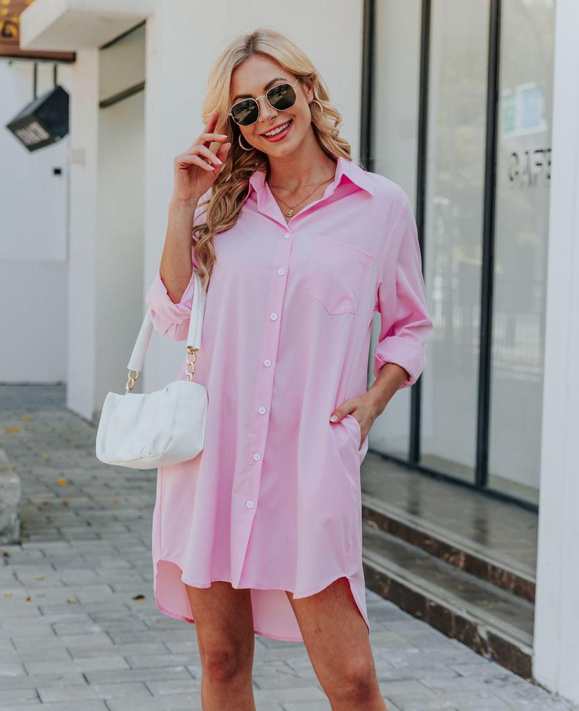 2022 European & American Women's Spring/Summer Long-Sleeve Striped Casual Shirt