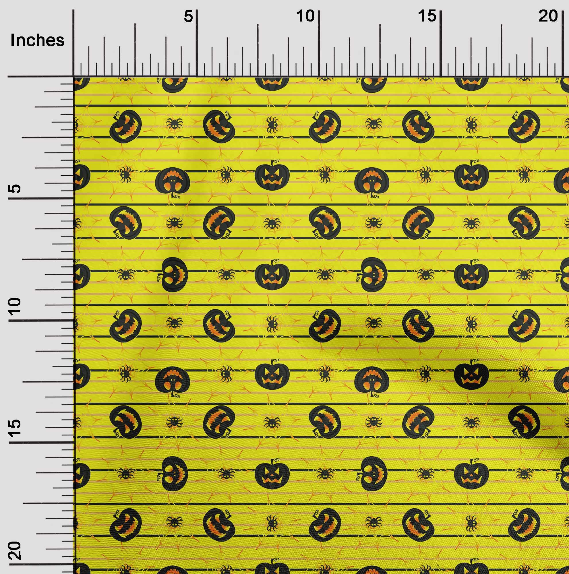 

oneOone Cotton Flex Candy Red Fabric Хеллоуїн Ремісничі проекти Декоративна тканина з принтом у дворі 40 дюймів 42 Inch Wide - Viscose Chiffon жовтий