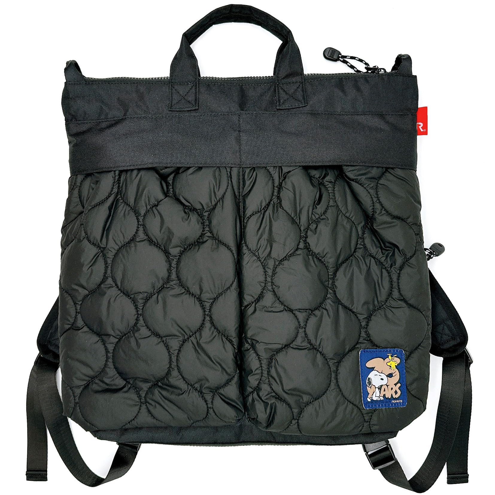 Рюкзак Rootote Peanuts, Женский Daypack, Сумка для шлема, Мужской IP. Тео-Лу Пуфф, Арахис-0R 8457 (01. черный)
