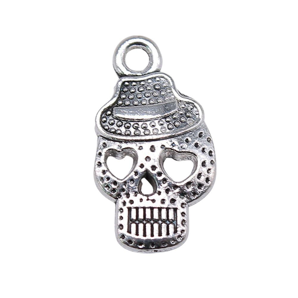 Halloween Pranks Charms Multi Color Alloy Pendants For Halloween Gothic Jewelry Accessories