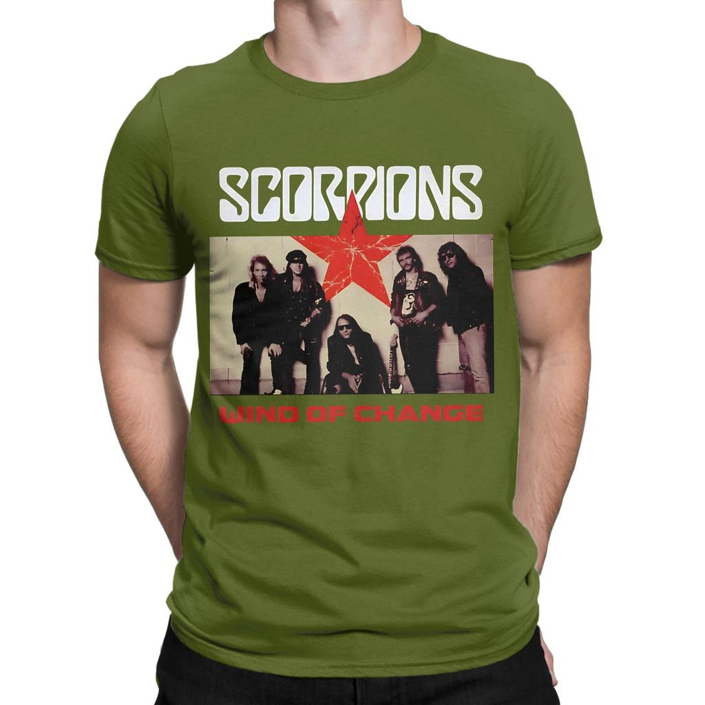 Realistic Scorpions Scorpions Scorpions Scorpions Scorpions Scorpions Funny 100 Cotton Tshirt Scorpions Tees Tops For Unisex