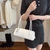 Large Capacity PU Shoulder Bag Korean Style Texture Underarm Bags French Stick Handbag  Daily