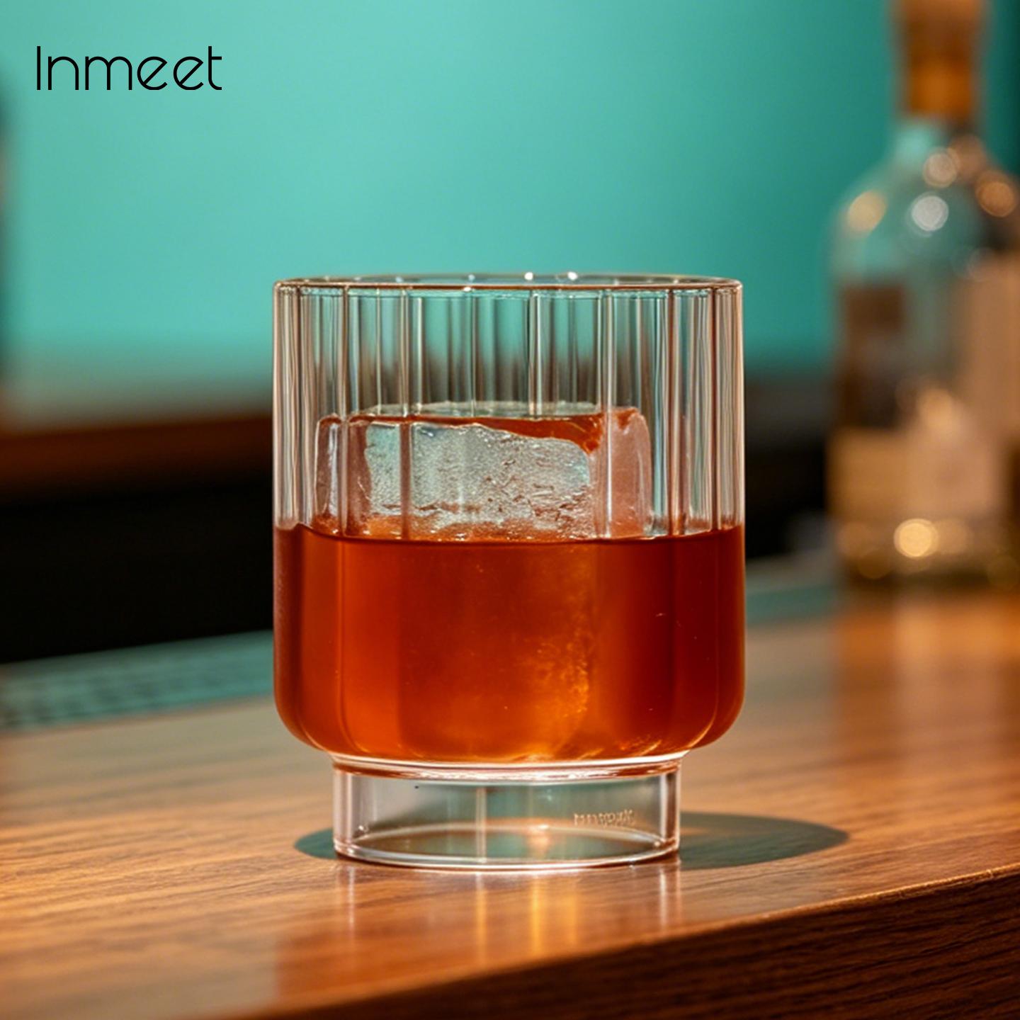 

Inmeet High Borosilicate Glass Cup/Whiskey Glass/Old Fashioned Glass/Barware/Cocktail Glass 330ml 330ml