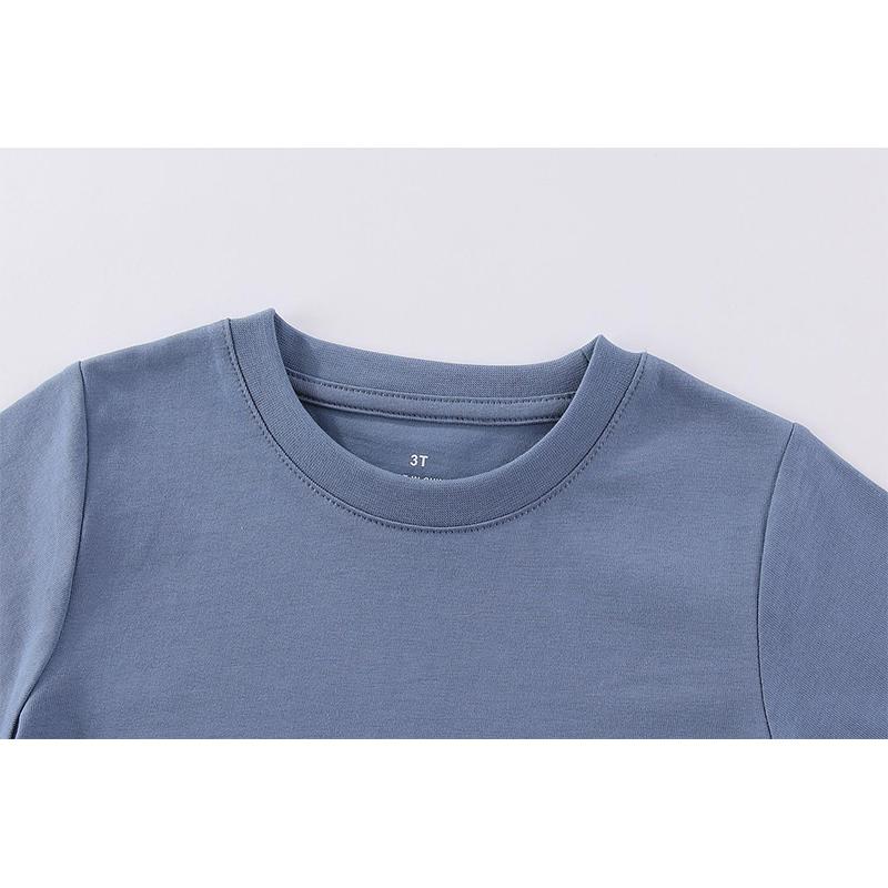 KIDDIEZOOM Modisches und bequemes kurzärmeliges T-Shirt für Säuglinge und Kleinkinder, Jungen und Mädchen, 100 % reine Baumwolle, weiche Neugeborenenkleidung