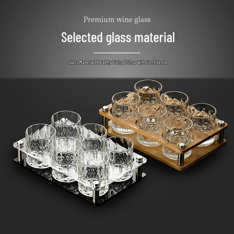 Light Luxury Crystal Baijiu & Beer Shot Glass Set