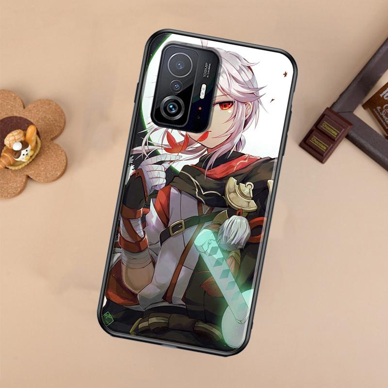Cool Genshin Impact Kaedehara Kazuha Case For Xiaomi 14T 11T 12T 13T Pro 13 14 Ultra POCO X7 Pro X3 X5 F3 F5 F6 M6 X6 Pro Cover