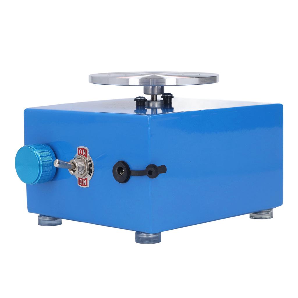 Mini roată de ceramică albastră, mică mașină de ceramic predată pentru școală, pentru artă și meșteșuguri, cadou de turnare