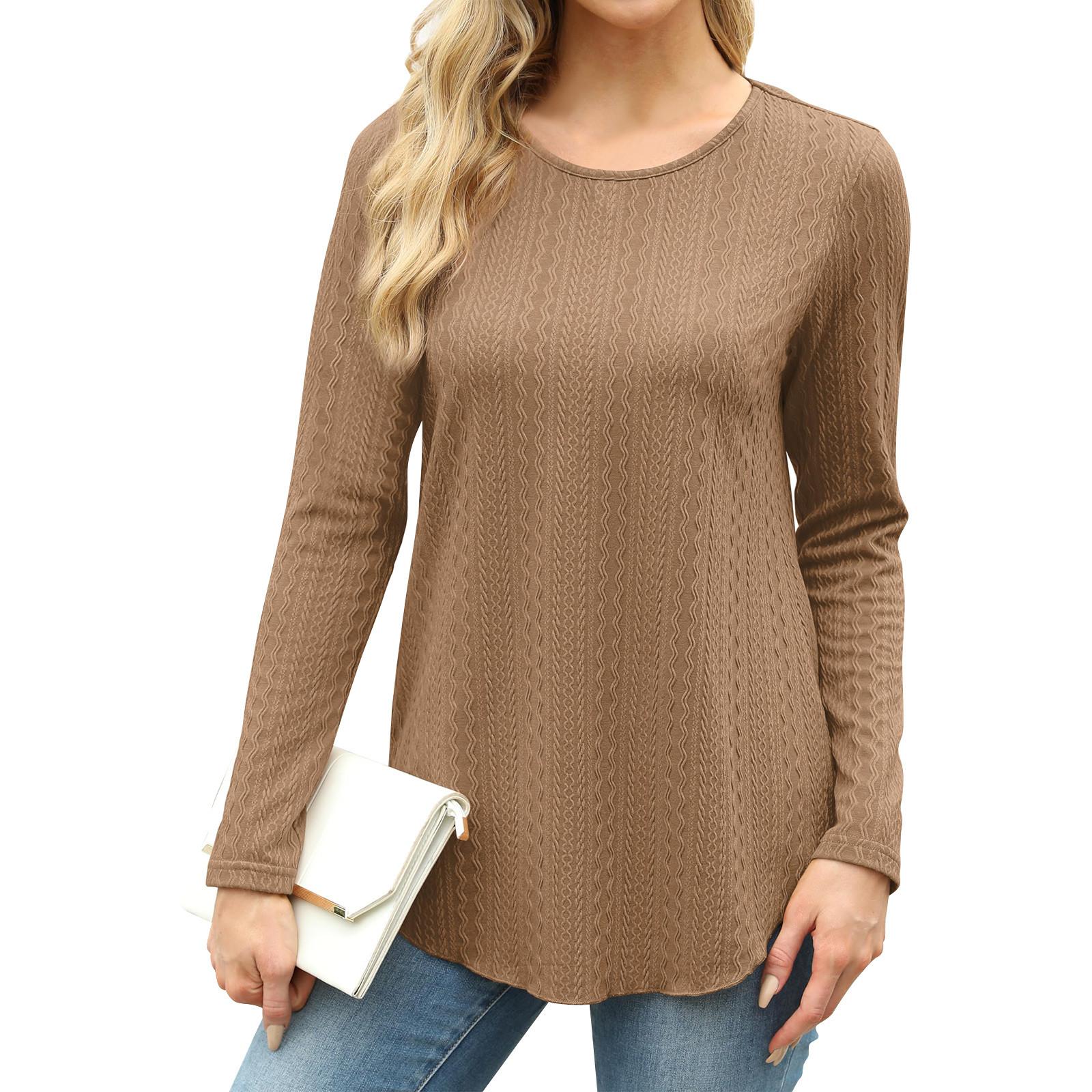 

Женские негабаритные толстовки с круглым вырезом, футболки с длинными рукавами и цветными блоками, повседневные топы XL хаки