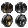 Waterproof Retro Motorcycle Grill Headlight Superior Lighting Accessories For CG125 Night Rides, High Impacts Resistance