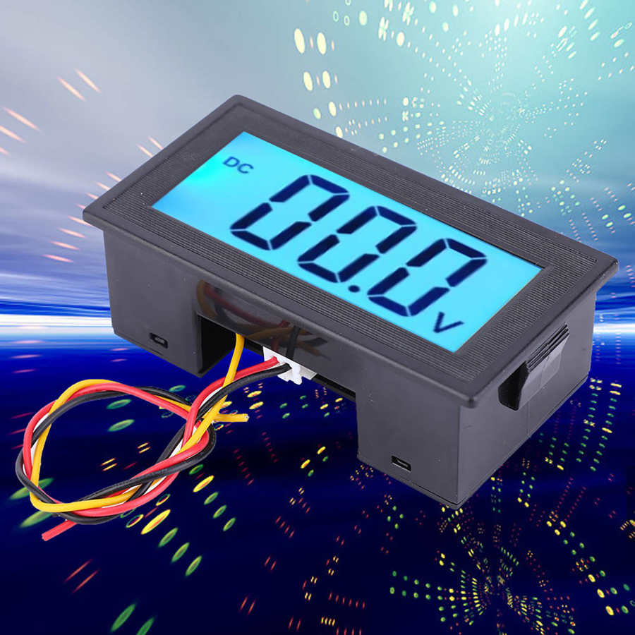 YB5135DB LCD Digital Display Three Wire Voltage Meter Monitor Voltmeter