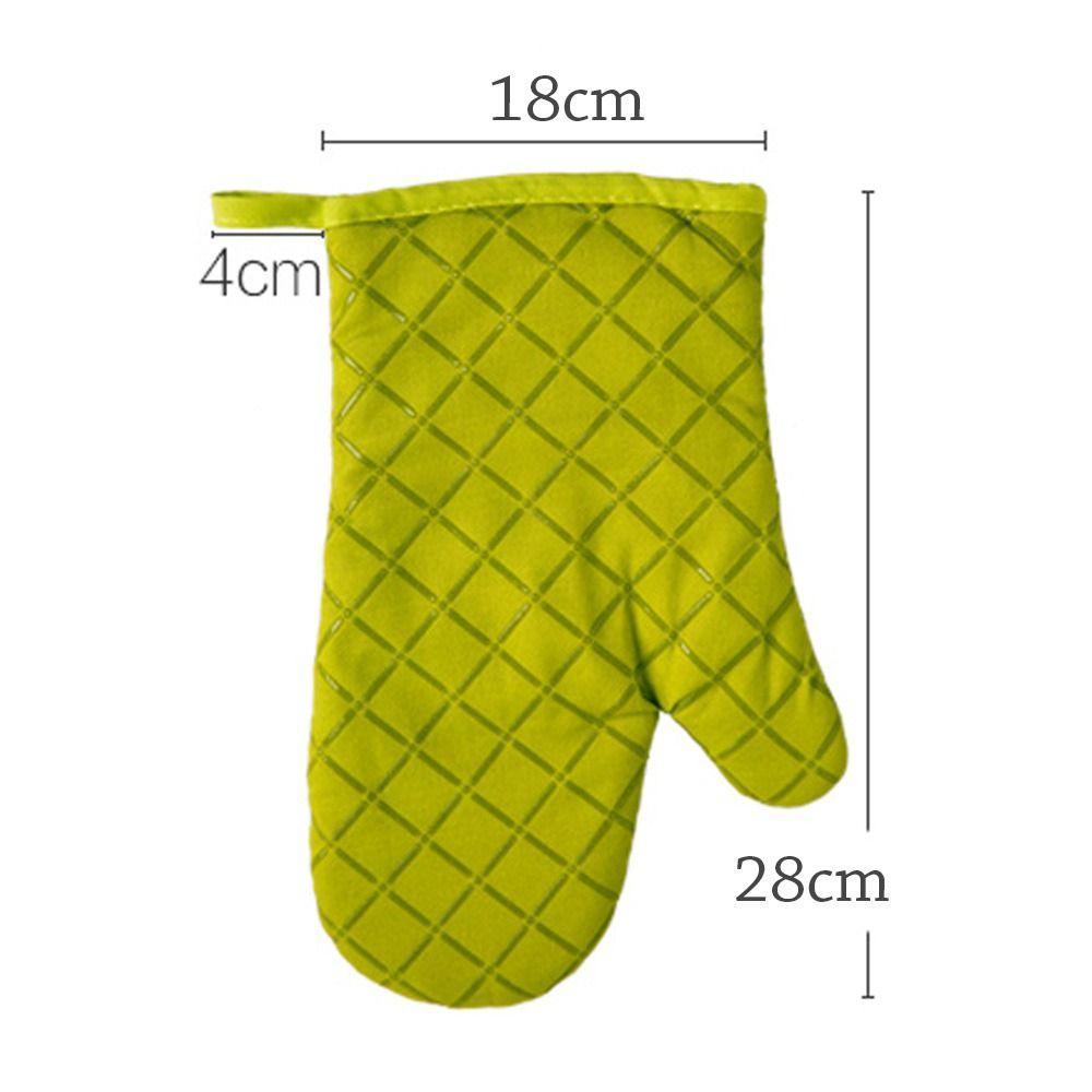 Verbrühsicher Küchenofenware Rutschfest Dicke Kochhandschuhe Ofenhandschuhe Mikrowellen-Isolierung Backwerkzeug
