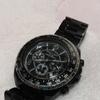 Used Reasonable item POLICE chronograph men's watch black 10ATM