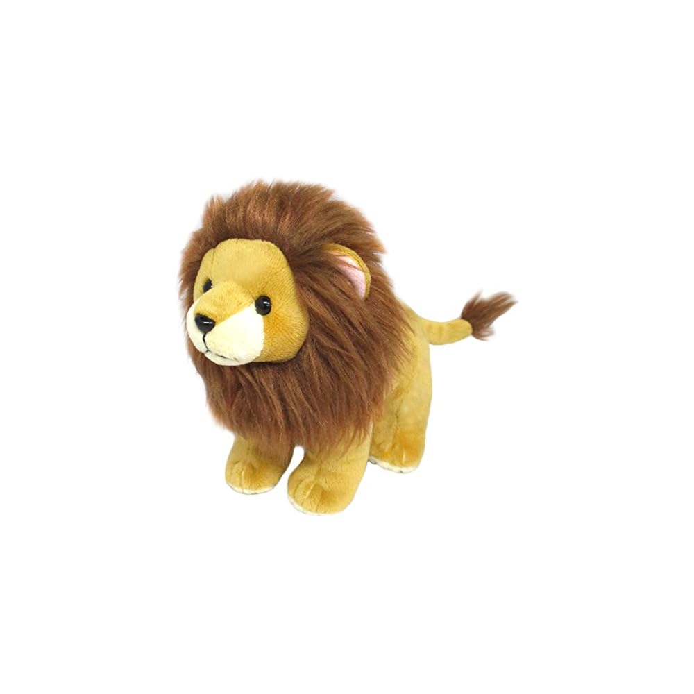 Sanei Boeki Original Plush Toy Purlun Animal Lion 6.5x14.5x12cm