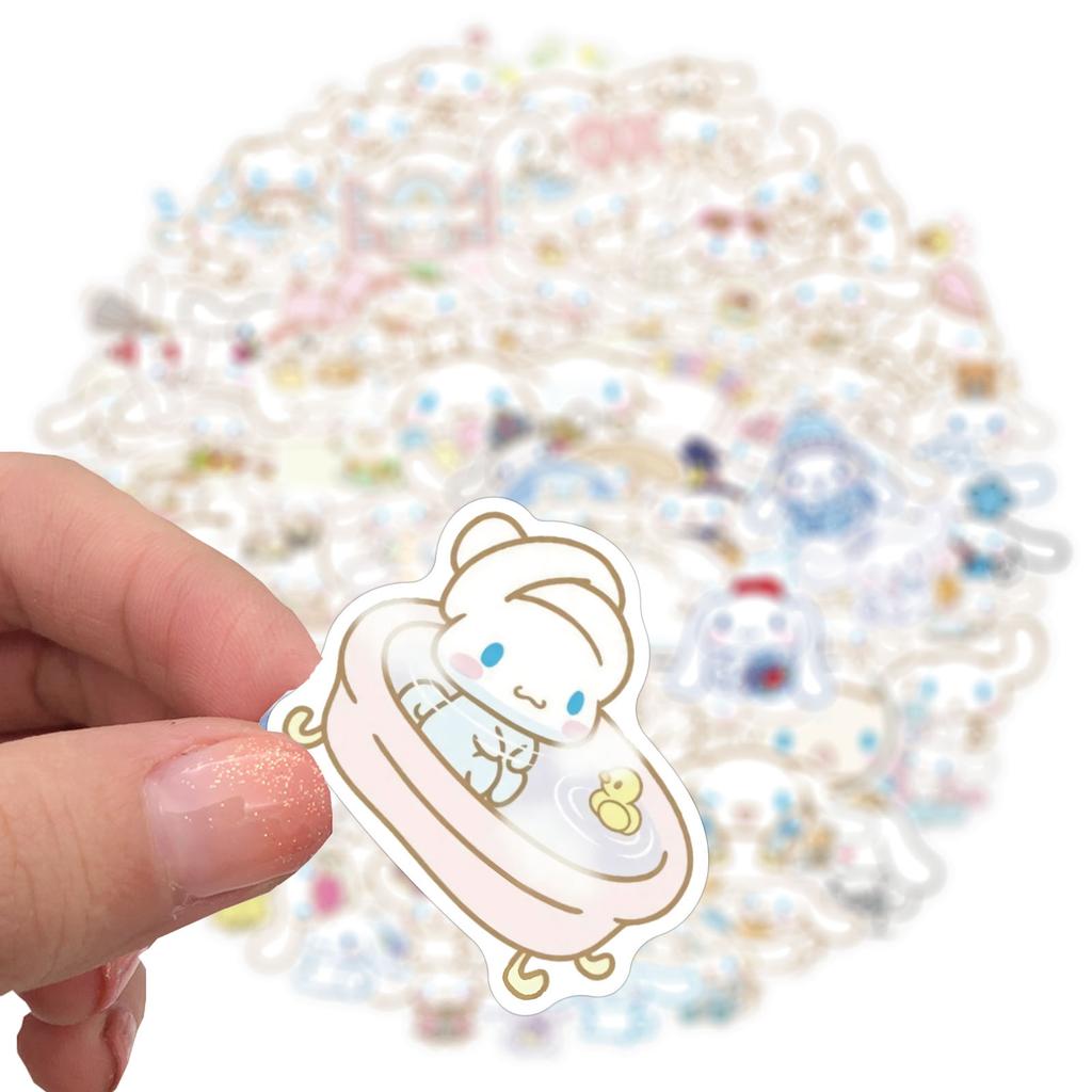 50/100 STÜCKE Sanrio Cinnamoroll Cartoon Aufkleber Wasserdicht Graffiti Handy Laptop Gepäck Gitarre Notizbuch Aufkleber Abziehbilder Kinderspielzeug