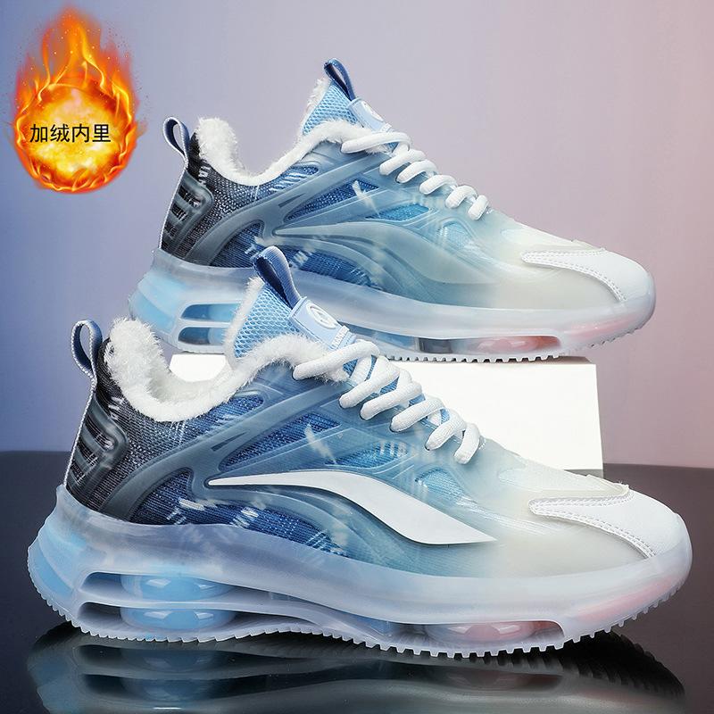 2025 Men's Shoes Winter 2025 New Sports Shoes Leather Surface Waterproof Trend Breathable Couple Shoes Casual Trend Shoes