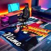 Custom Name Personalized Knight Rider Print Carpet, Versatile Home Decor Rug, for Playroom, Apartment, Balcony, Entryway, Hallway Gift