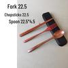 Children's Japanese Wooden Spoon & Chopsticks Set, Portable 3-Piece Cutlery with Box