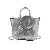 Cute Small Bucket Bag With 3d Flower Embellishments For Daily Use