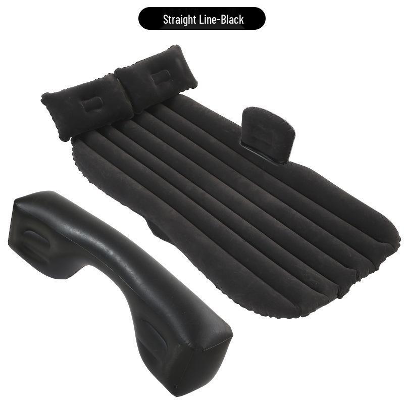 Folding SUV Inflatable Car Bed - PVC Flocking Travel Mattress