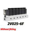 2V025-08 06 Pneumatic Solenoid Valve - 2 Way 2 Position Normally Closed NC 1/4 Port Air Control Valve 12V 24V 110V 220V AC DC