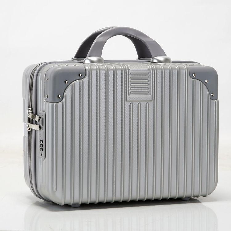 14palcové kosmetické pouzdro Úložná krabička na make-up Zámek s heslem taška na make-up Organizér Kufr Přenosný do ruky Cestovní pouzdro na zavazadla