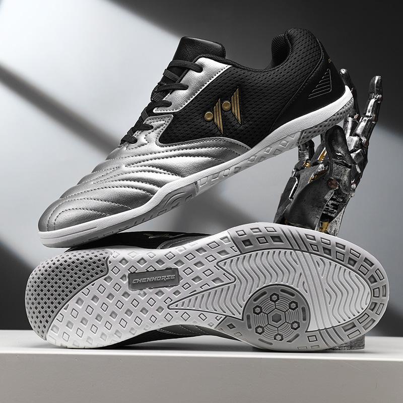 High-Quality New Men Football Boots Grass High-Top Futsal Sneakers Soccer Shoes Non-Slip Match Indoor - Outdoor Sports
