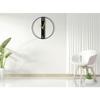 Ceas de Perete pentru Living, Dormitor, Camera Copiilor și Bucătărie | (40 X 40 CM) | Decor Elegant și Modern pentru Casă | Culoare Neagră (Baterie inclusă)