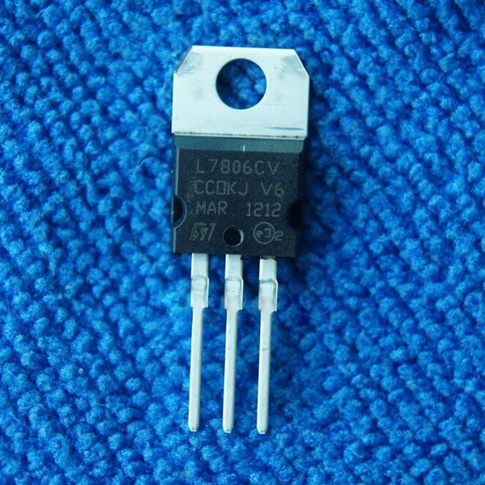 

10PCS L7806CV L7806 LM7806 7806 ST TO-220 Регулятор напряжения IC 6 В 1,5 А Положительный TO220