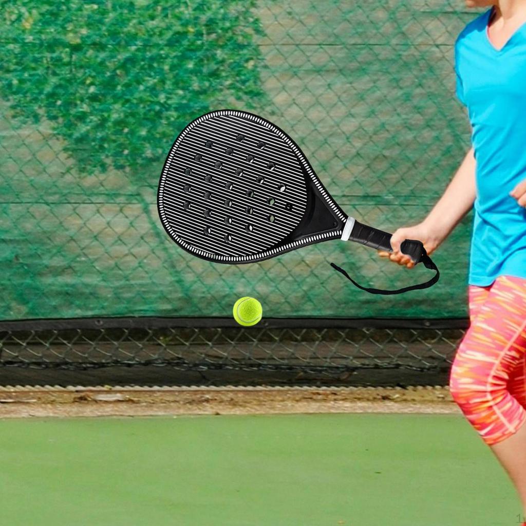Beach Tennis Padel Racket Carbon Fiber Surface Paddle Racquet with EVA Foam Core for Children