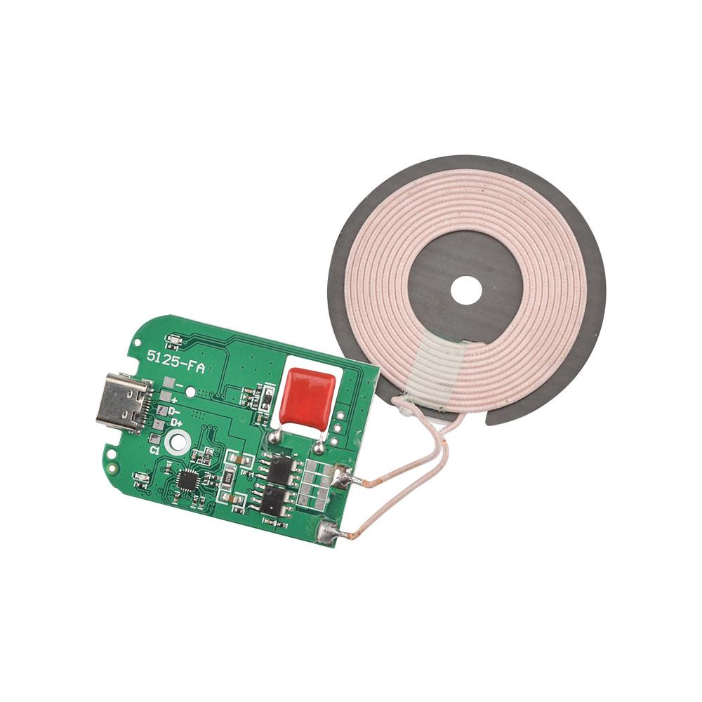 

15 Вт 10 Вт 7,5 Вт 5 Вт Tyce C Micro USB Бездротовий зарядний пристрій Модуль передавача Плата QC/PD/QI Стандартна швидка зарядка для iPhone