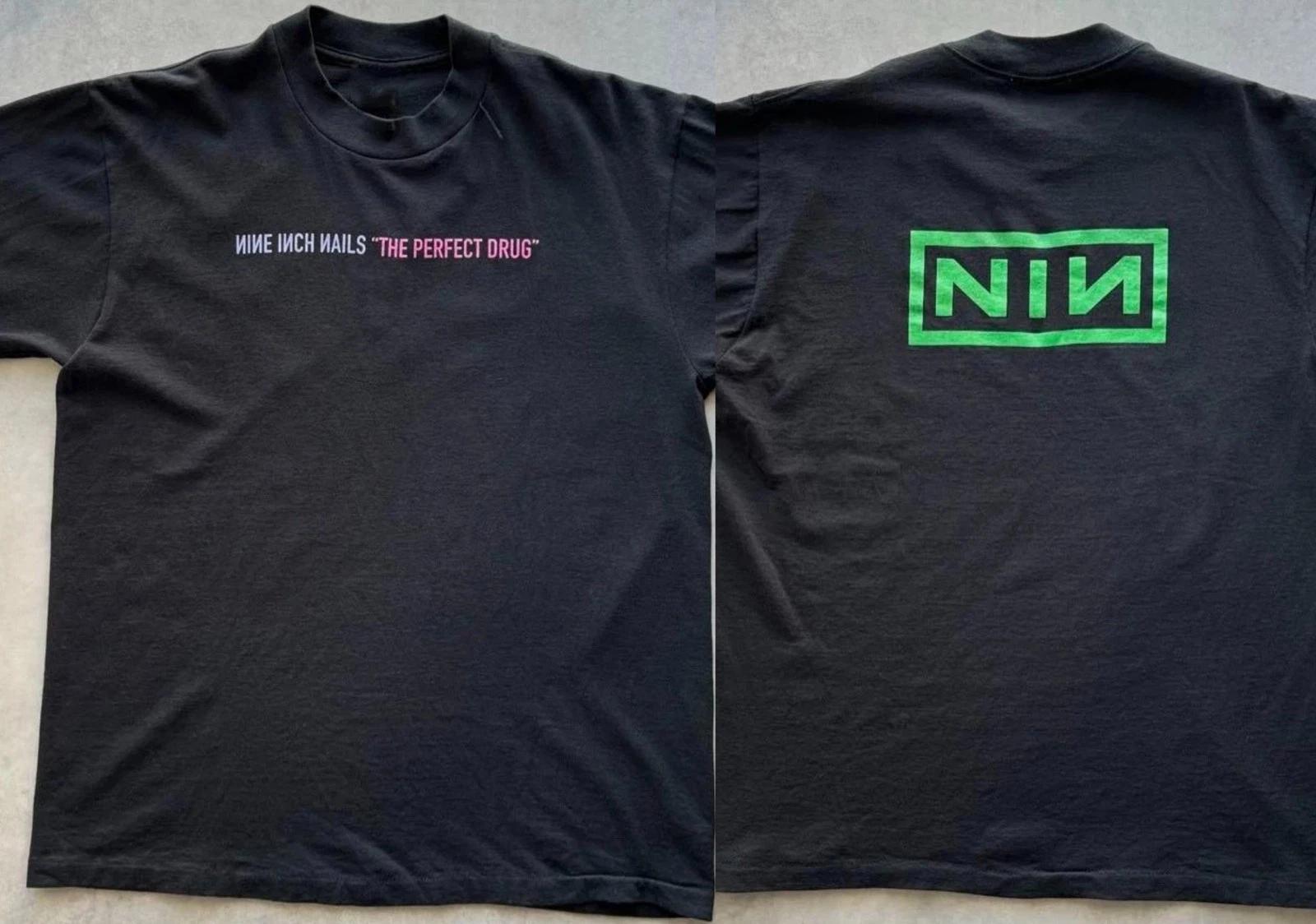 NIN Nine Inch Nails The Perfect Drug 1997 T-Shirt Size S-5XL S