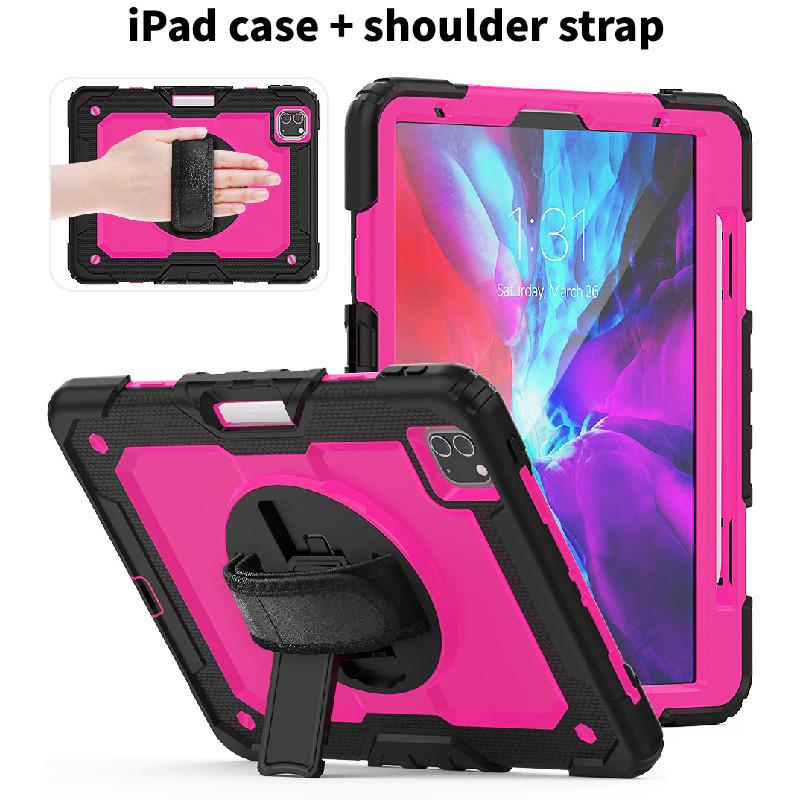 Ipad For Air 11 Case Silicone Anti Fall Rotating Bracket Protective Cover Gift