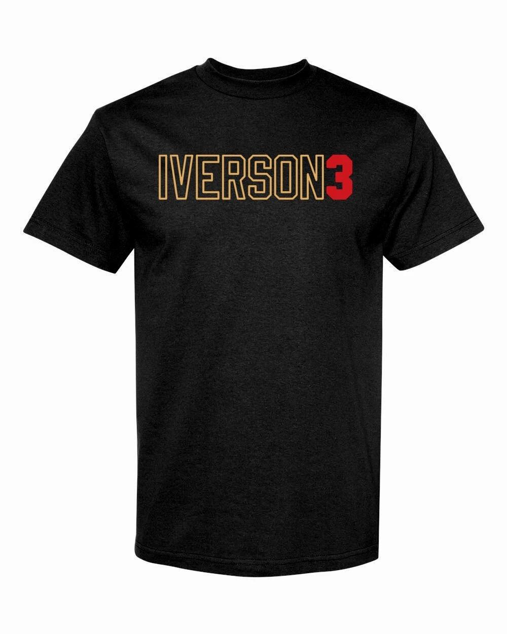 

PHILADELPHIA Name And Number Iverson #3 Unisex T-Shirt S-XL FREE S&H! XL