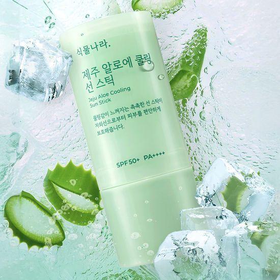 Shingmulnara Jeju Aloe Cooling Sun Stick (Single/Refill Plan)