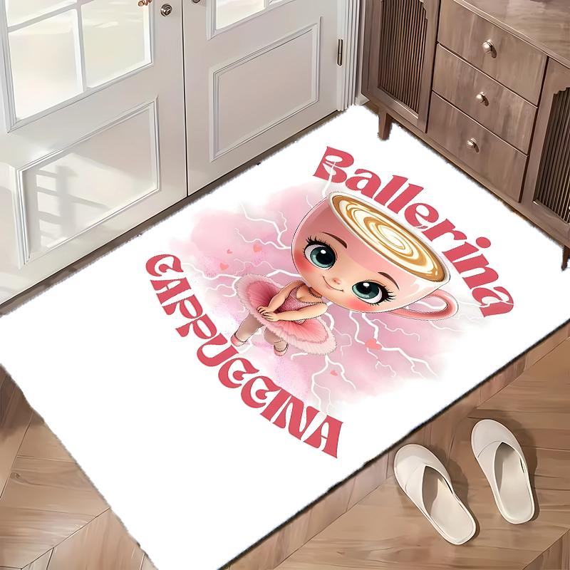 Ballerine Cappuccina (1) Tapis de bureau adaptés aux salons, chambres, bureaux et cuisines un cadeau pour la décoration d'intérieur moderne