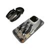 Halloween Black Elf Cat Case for iPhone 16 Plus, iPhone 12 Pro Max, Drop Protection, Cartoon Style, 14-inch, 15-inch
