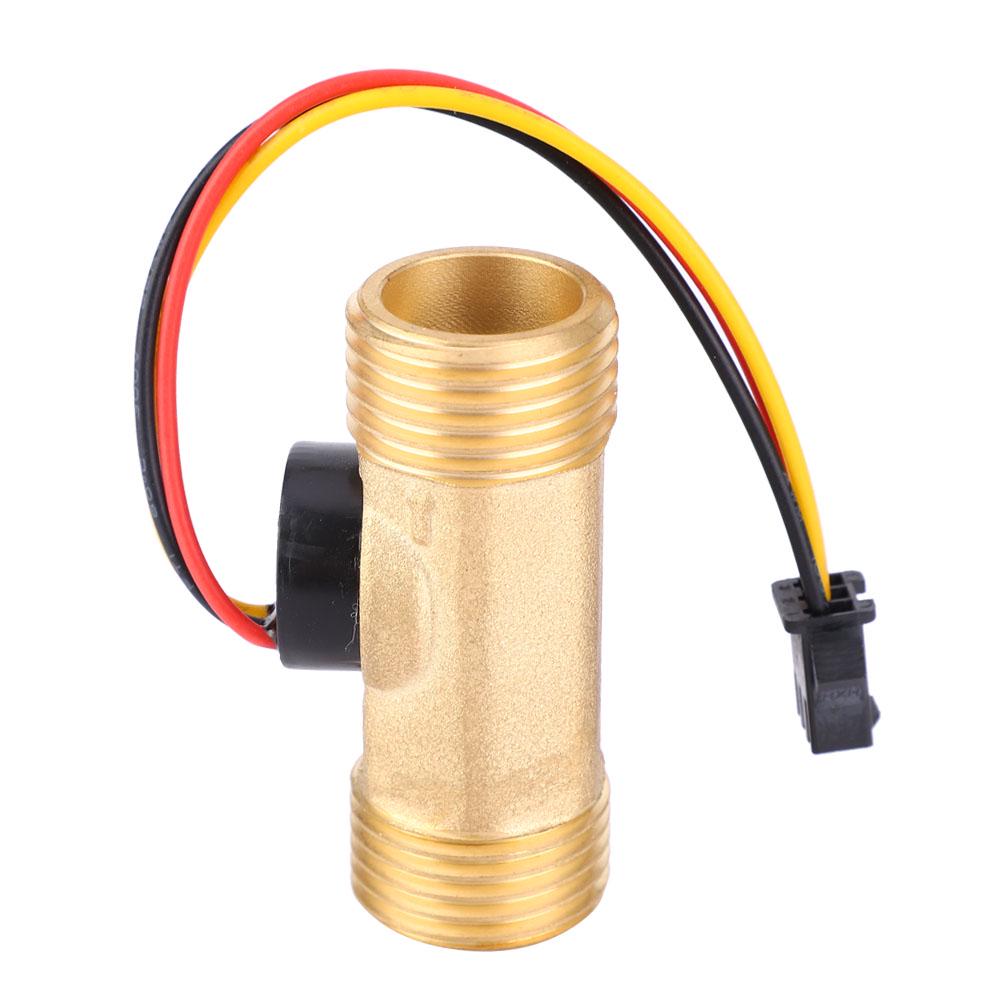 

G12in Hall Effect Flow Rate Meter MalE Male Thread 1~30l min Flow Sensor Gauge