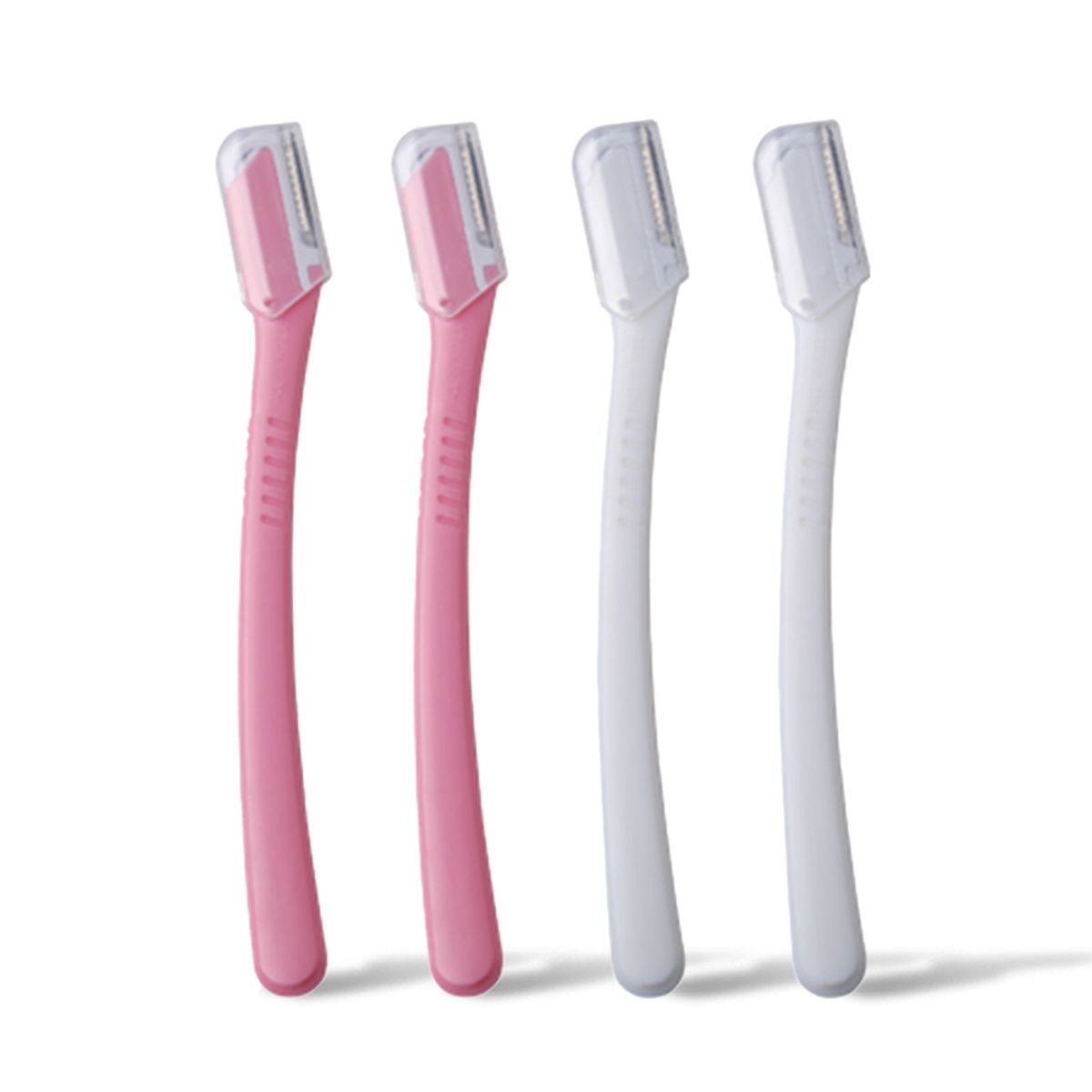Domestically Produced Safety Cap Eyebrow Razor 4-Pack