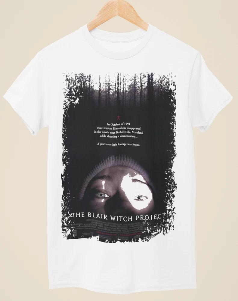 The Blair Witch Project Movie Poster Inspired Unisex White TShirt S