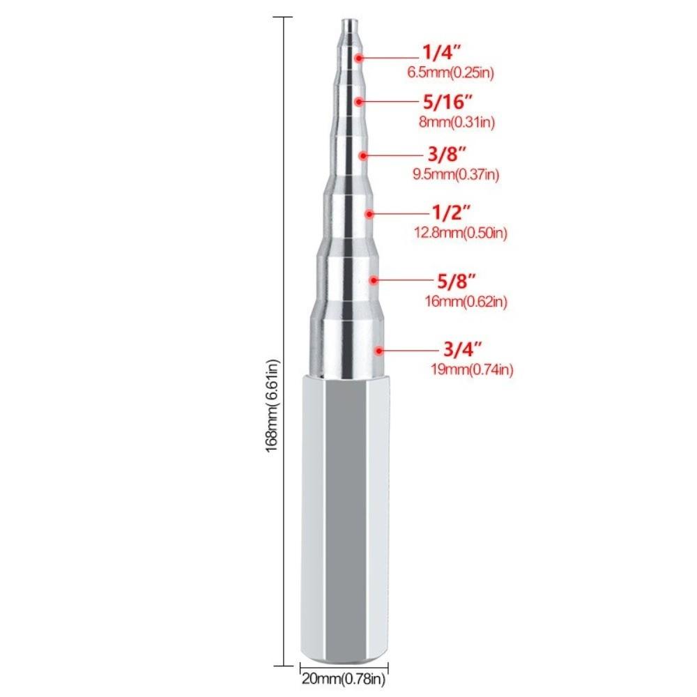 6-19mm Head Range Copper Pipe Expander 6 in 1 Manual Tube Expander For AC Repair