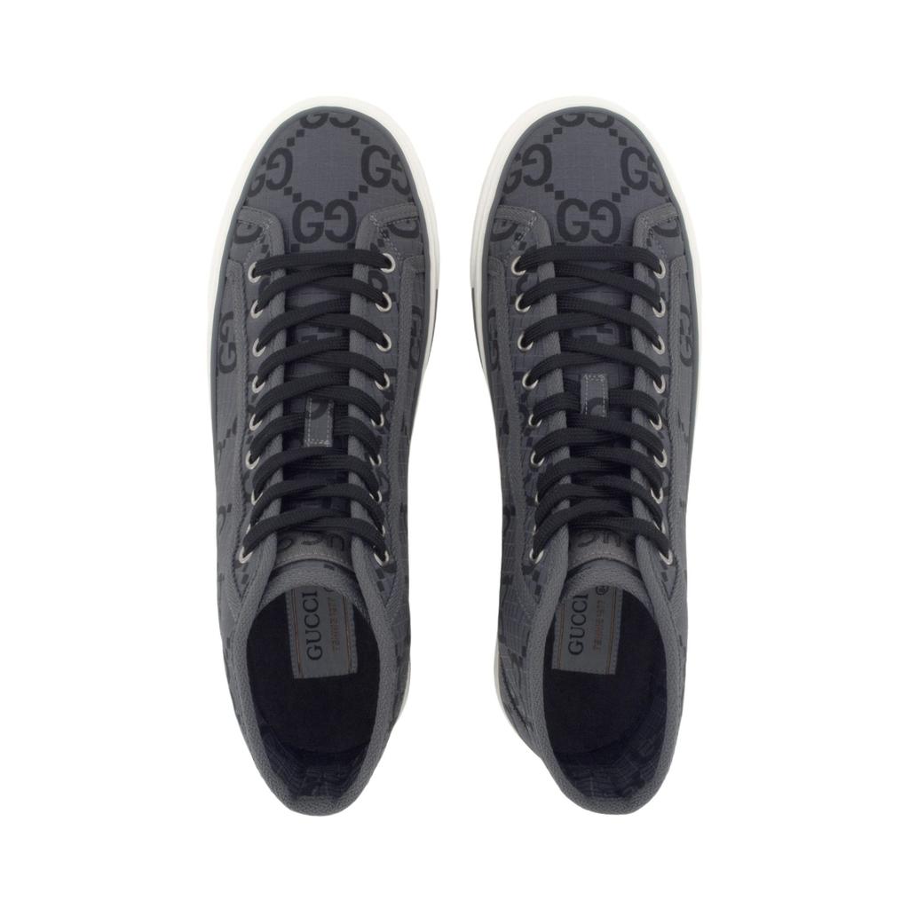Gucci Tennis 1977 High 'GG Monogram - Grey Black' 771463 FACTD 1144
