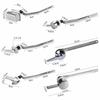 Pull Rod Toilet Flush Handle Stainless Steel Toilet Trip Lever  Plumbing Replacement