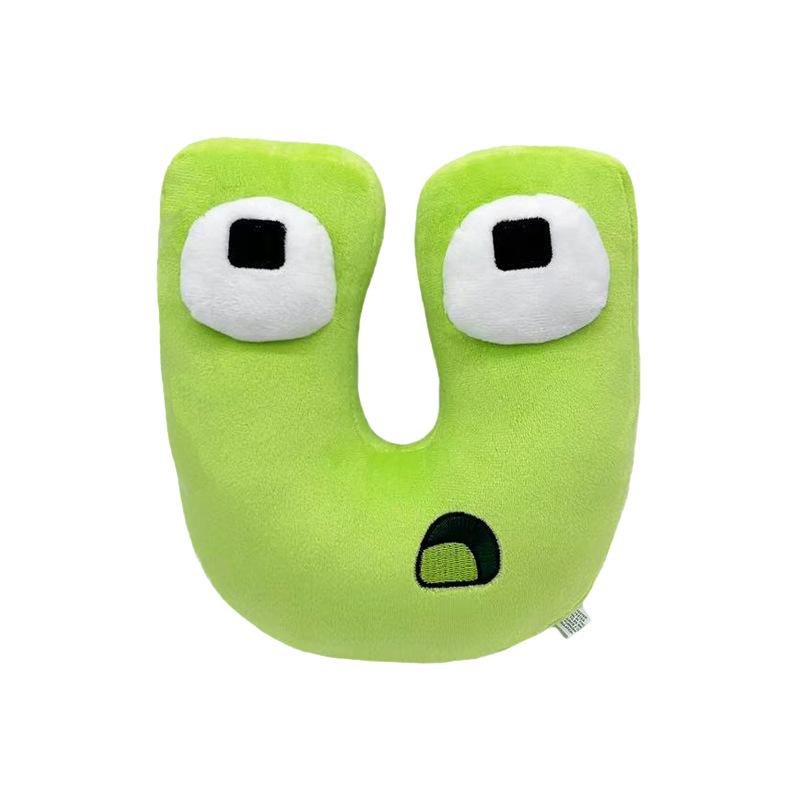 Alphabet Lore Plüschtiere Anime Puppe Kawaii 26 englische Buchstaben Stofftiere Kinder Aufklärung Montessori Plüschtier Puppe Geschenke